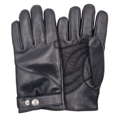Men's Winter Leather Cycling Gloves