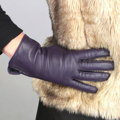 Eve - Women's Silk Lined Leather Gloves