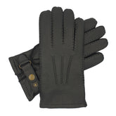Hamdon - Men's Cashmere Lined Deerskin Glove with Strap
