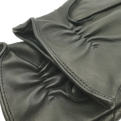 Melbury - Men's Lined Woven Leather Gloves