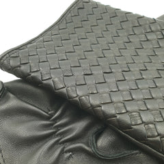 Melbury - Men's Lined Woven Leather Gloves