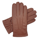 Trent - Men's Hand Sewn Cashmere Lined Leather Gloves