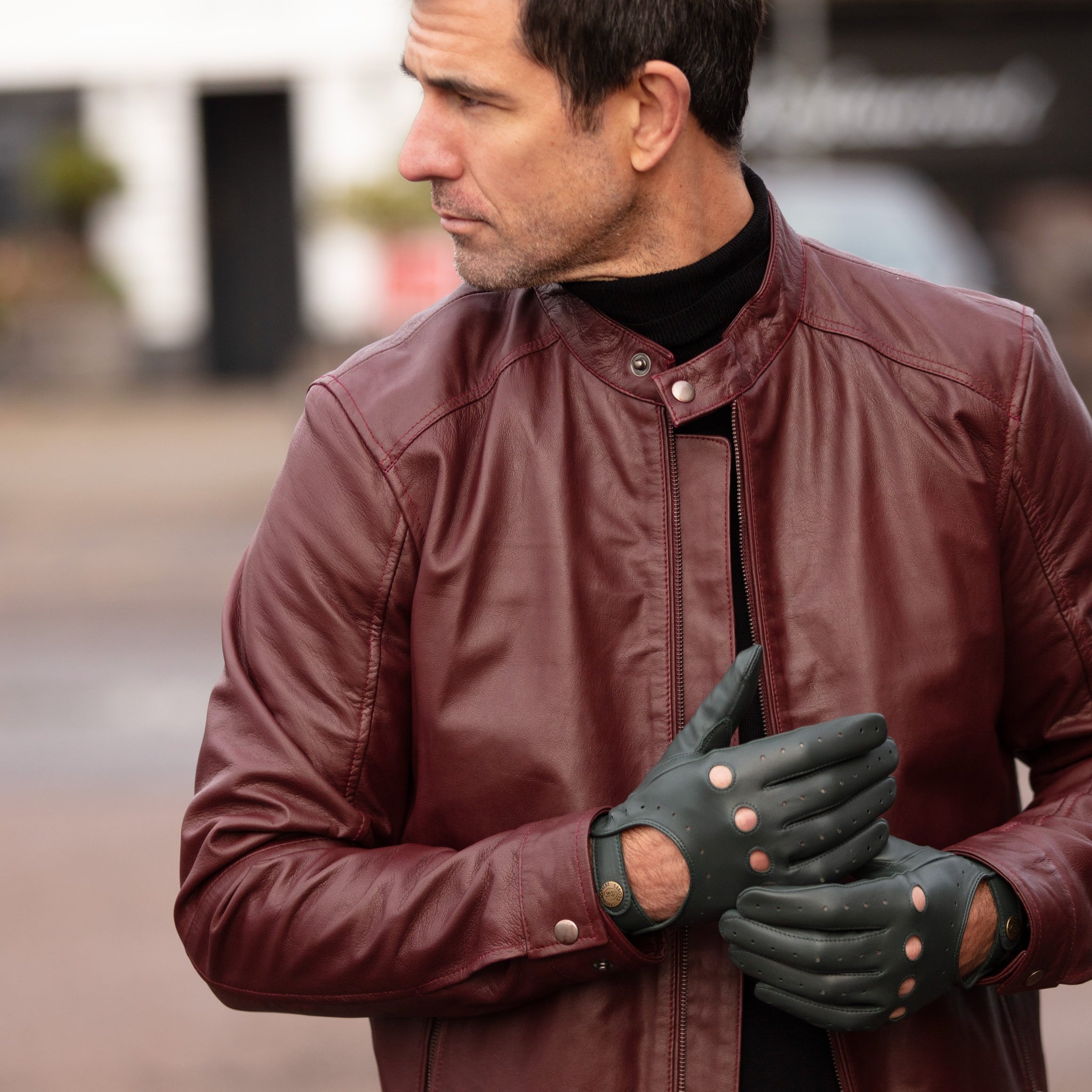 Cooper - Men's Unlined Leather Driving Glove