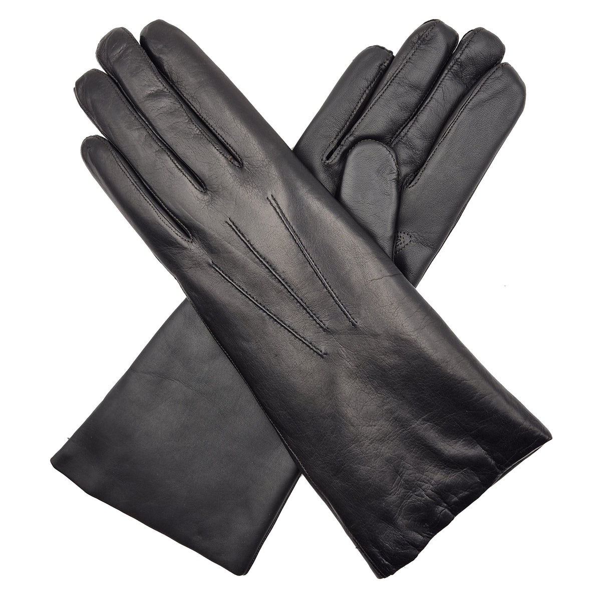 Charlotte - Women's Touch Screen Fur Lined Leather Gloves