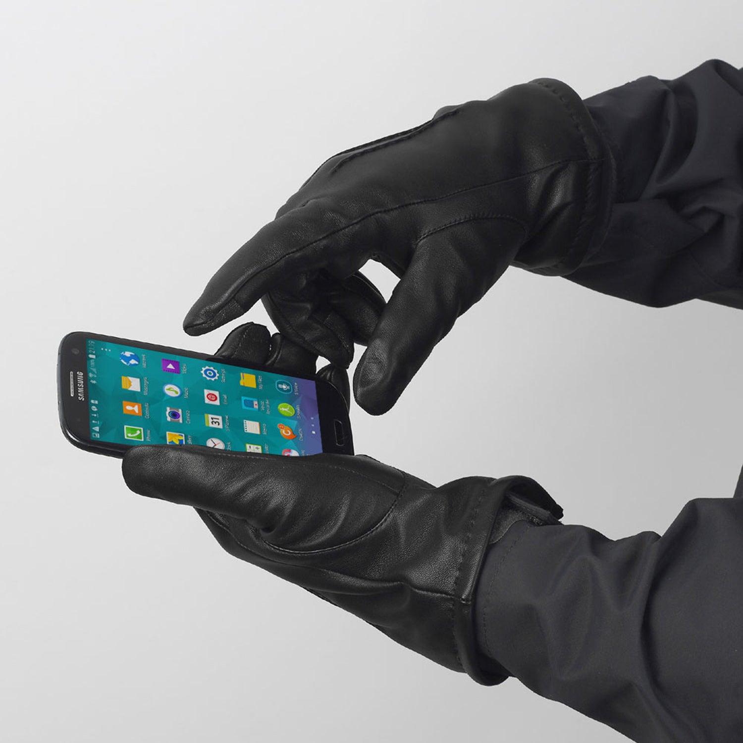 Cosmore - Men's Silk Lined Touch Screen Gloves