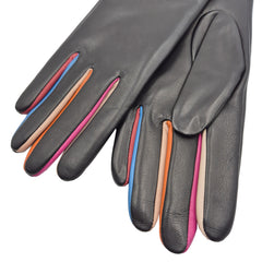 Harley - Silk Lined Leather Glove with Contrast Fittings