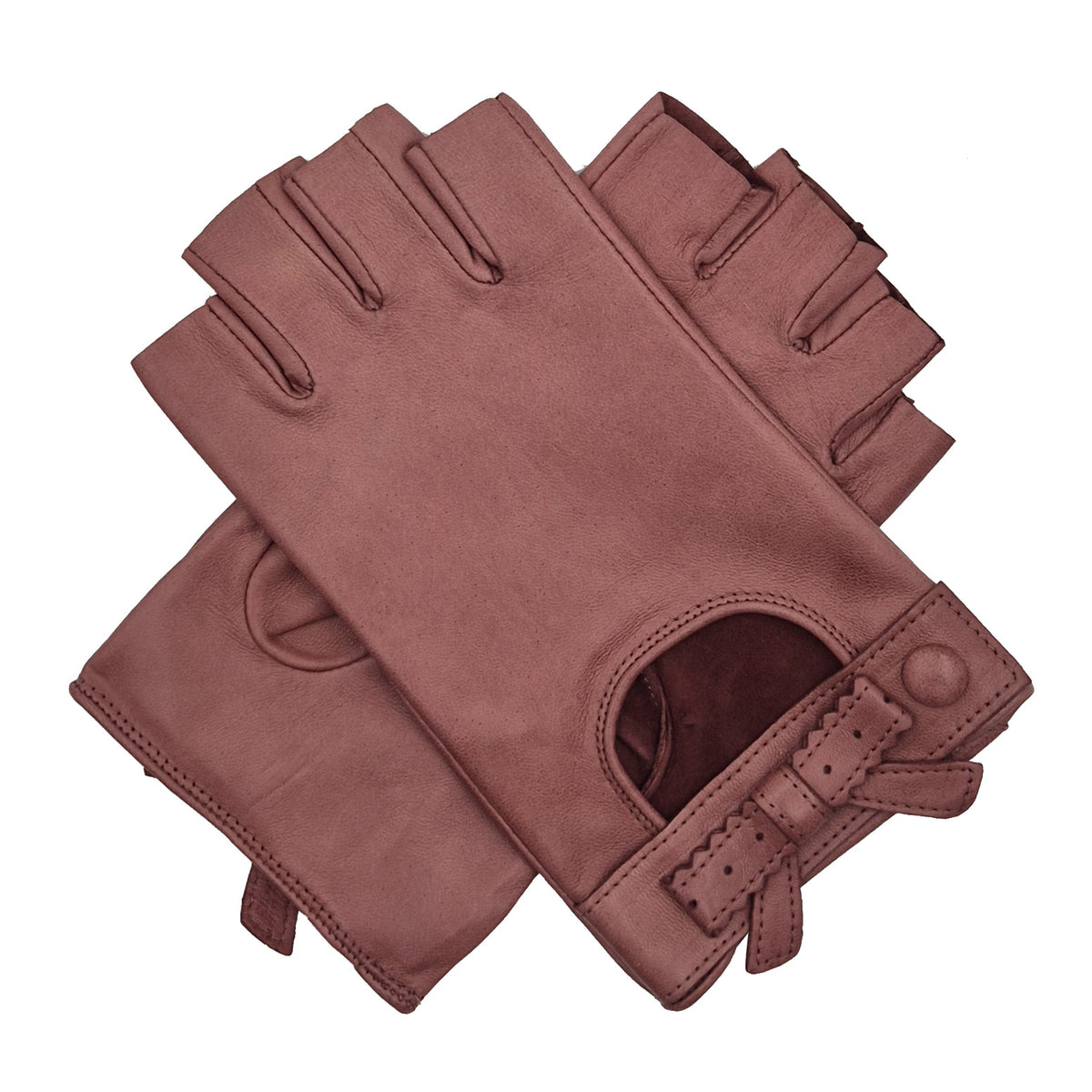 Irene - Women's Unlined Fingerless Driving Glove