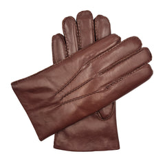 Montacute - Men's Hand Sewn Fur Lined Leather Gloves