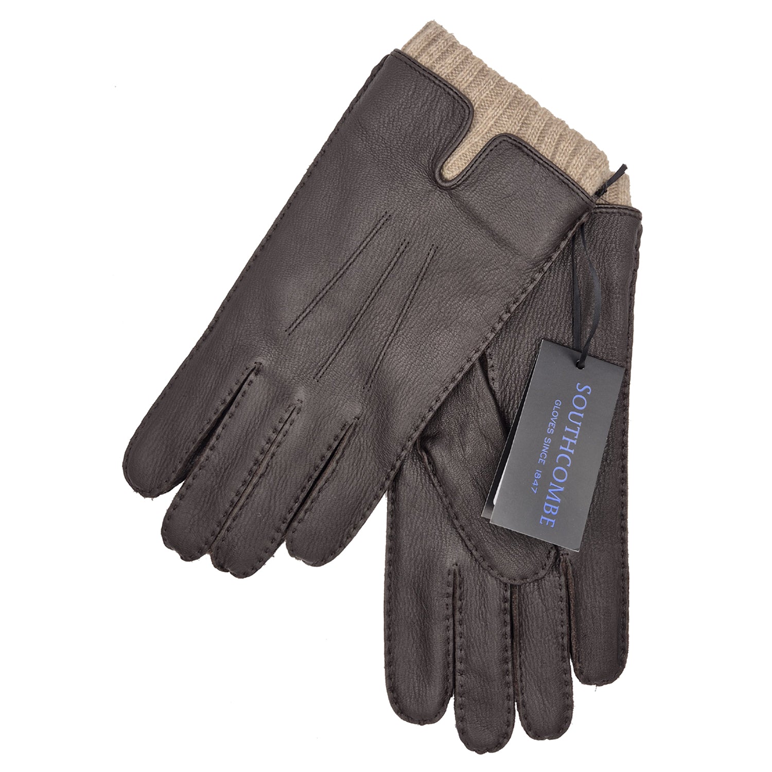 Sherborne - Men's Cashmere Lined Deerskin Gloves