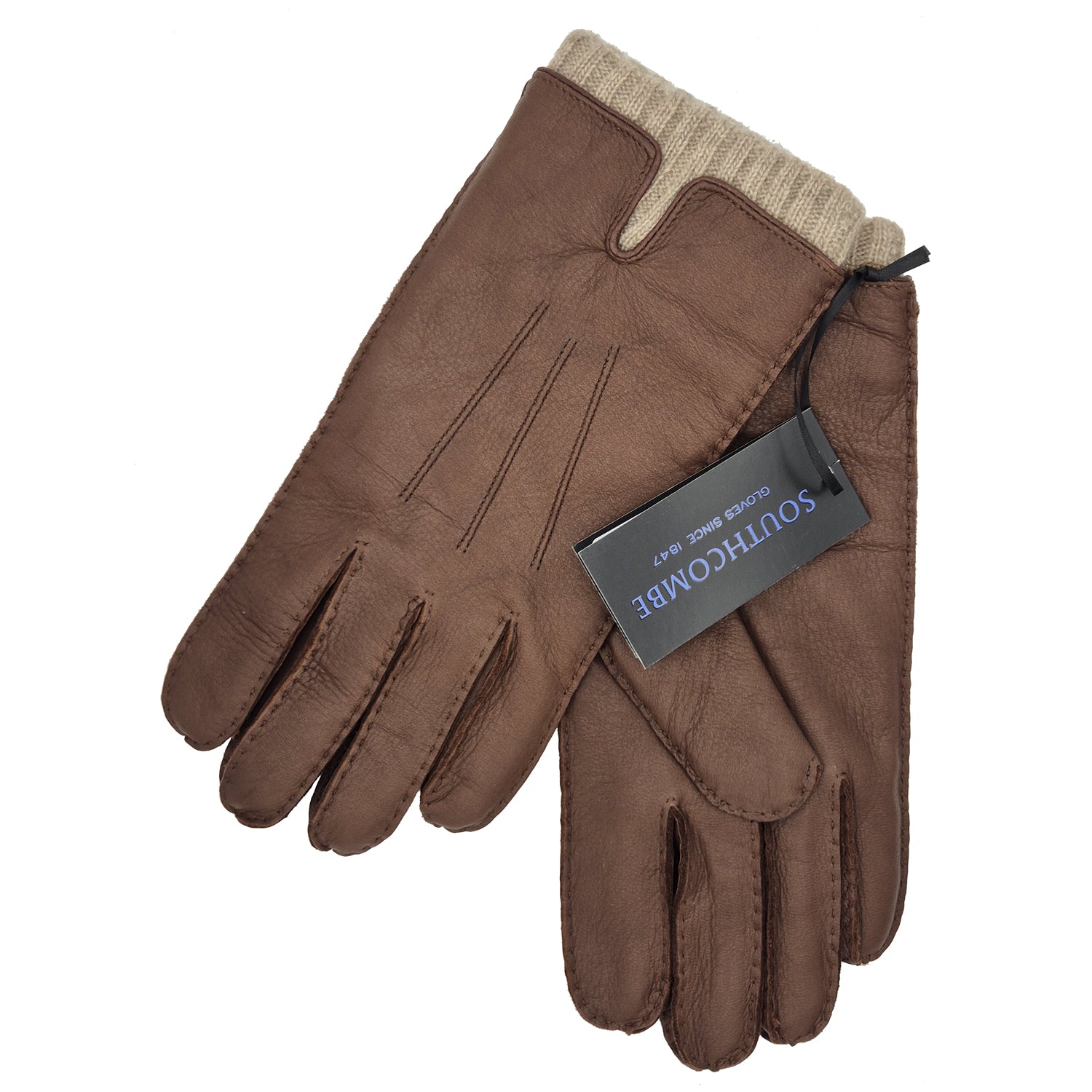 Sherborne - Men's Cashmere Lined Deerskin Gloves