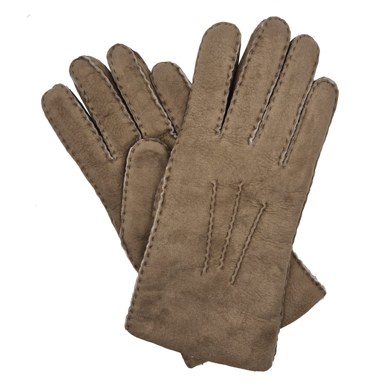 chinese dress ladies Suede Gloves with Silk Lining
