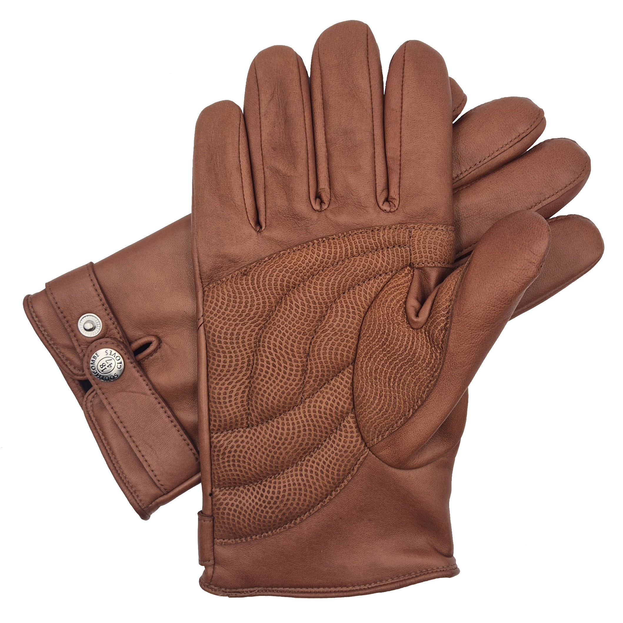 Men's Winter Leather Cycling Gloves