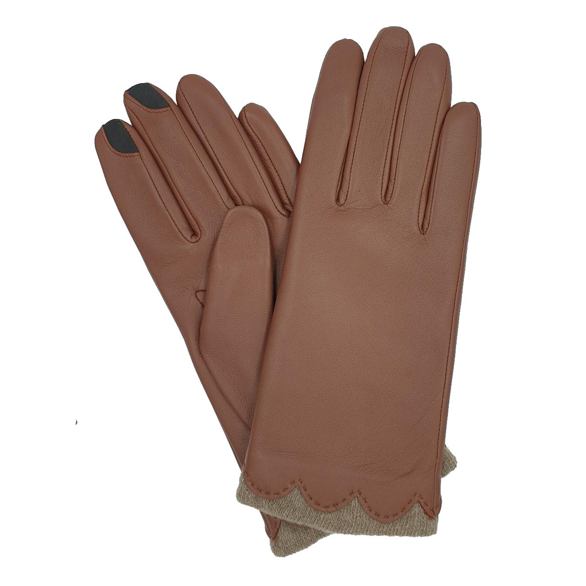 Beatrice - Women's Touch Screen Leather Gloves
