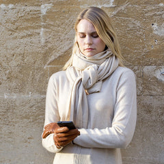 Beatrice - Women's Touch Screen Leather Gloves