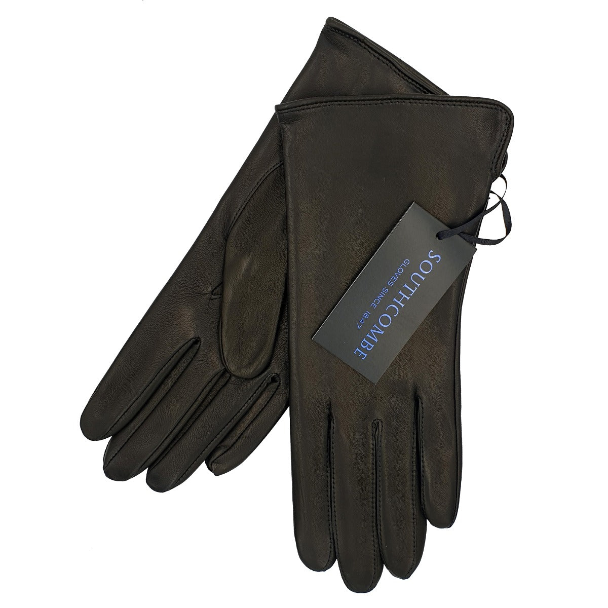 Eve Silk Lined Leather Gloves Southcombe Gloves - Main Image