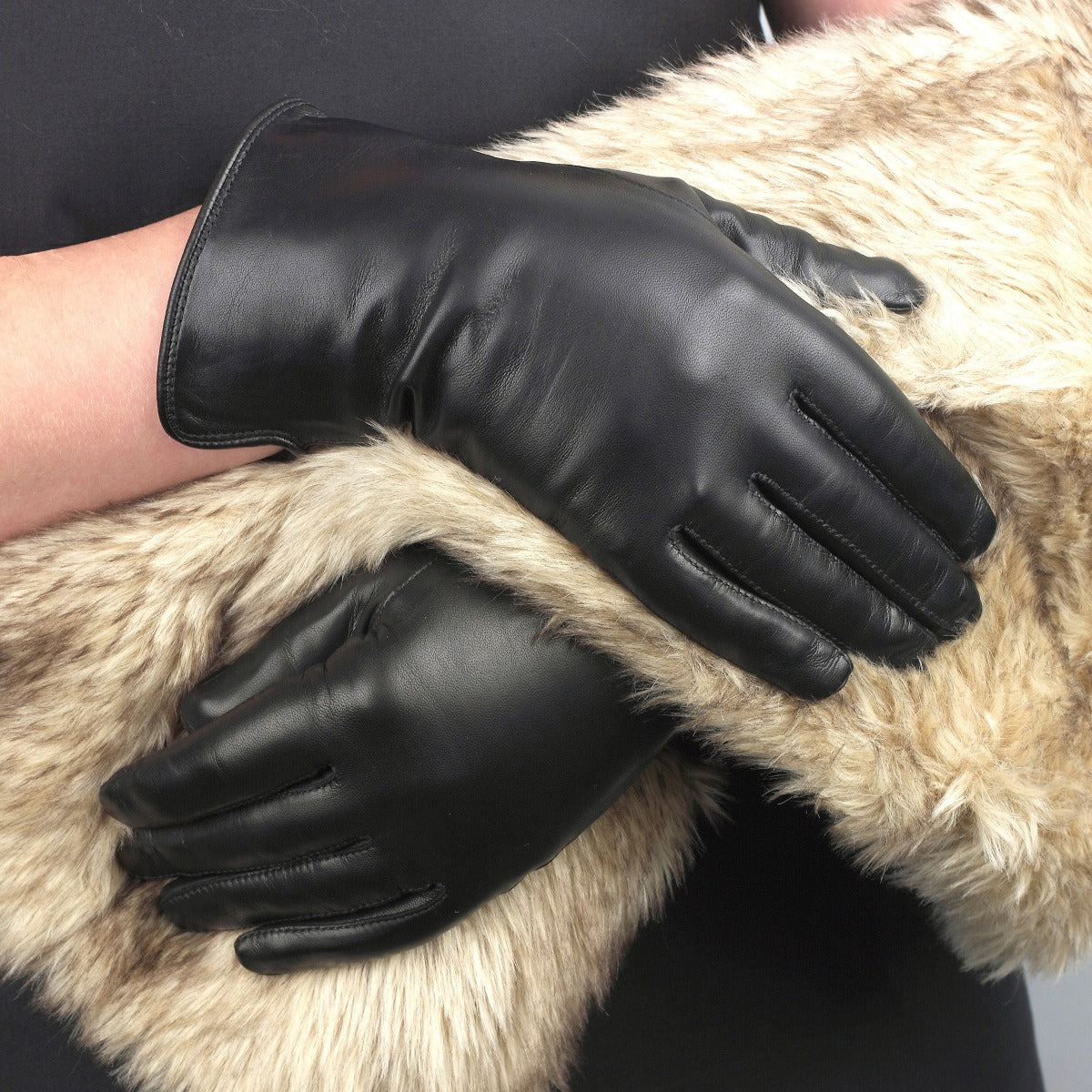 Eve - Women's Silk Lined Leather Gloves