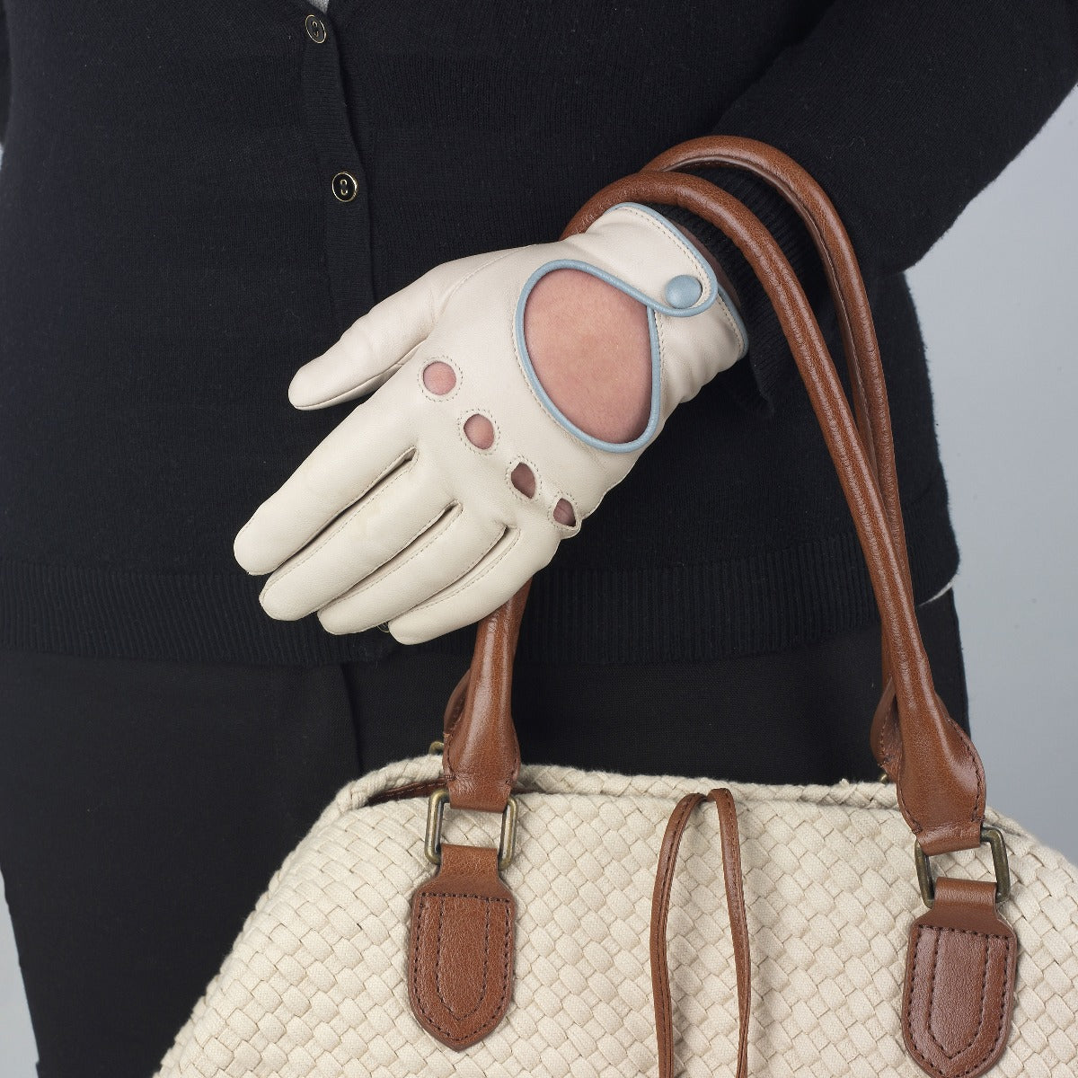 Jules - Women's Contrast Trimmed Driving Gloves