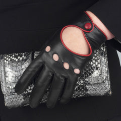 Jules - Women's Contrast Trimmed Driving Gloves