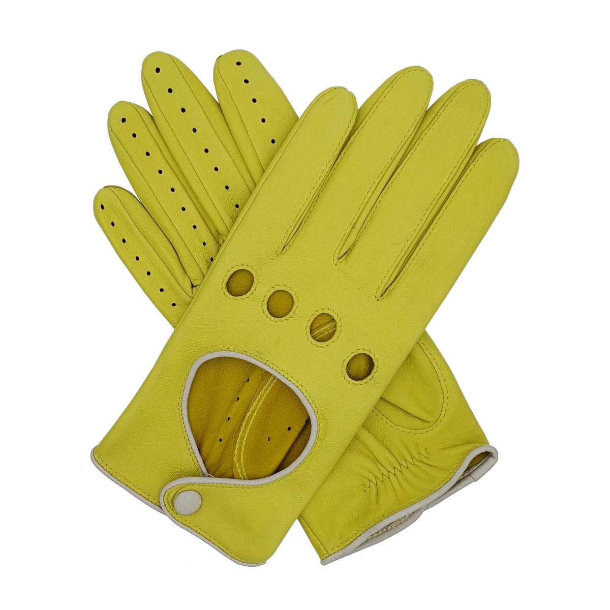 Jules - Women's Contrast Trimmed Driving Gloves