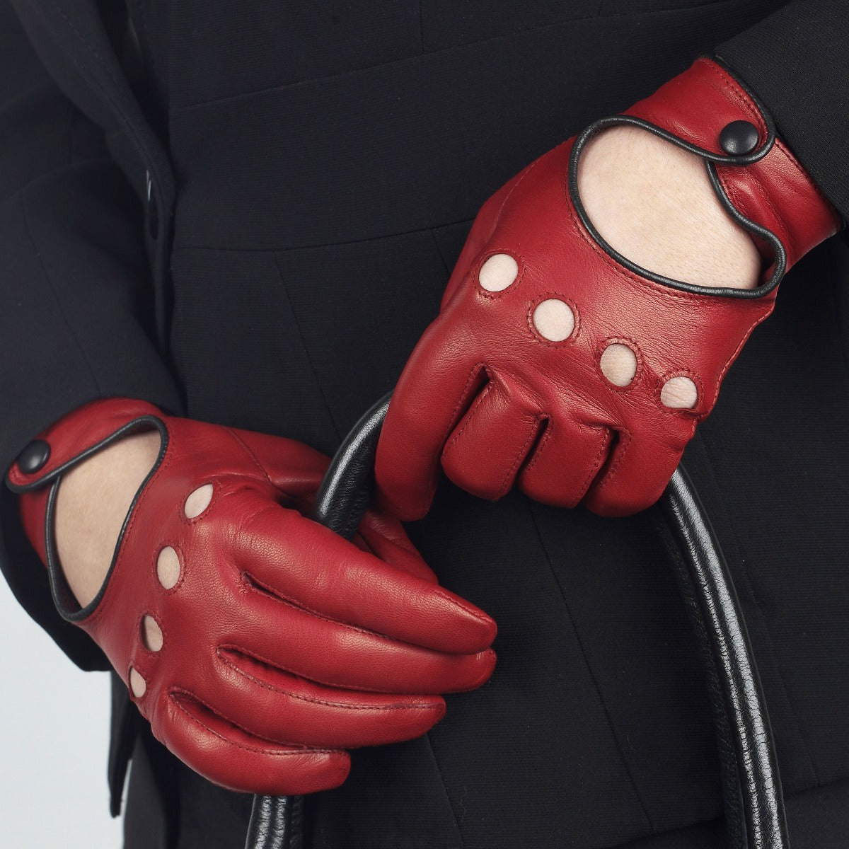 Jules - Women's Contrast Trimmed Driving Gloves