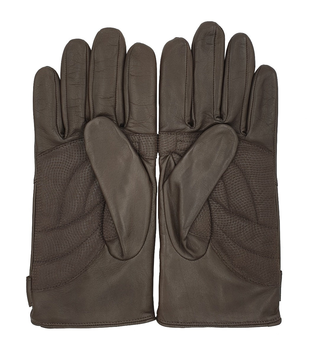 Men's Winter Leather Cycling Gloves