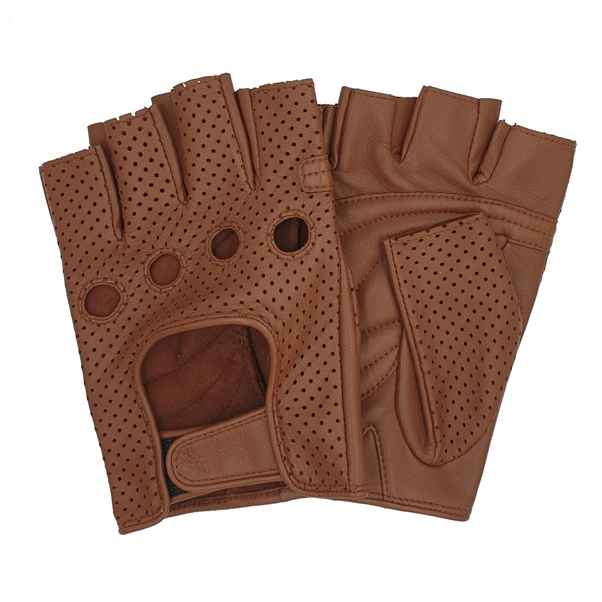 Summer Leather Cycling Gloves