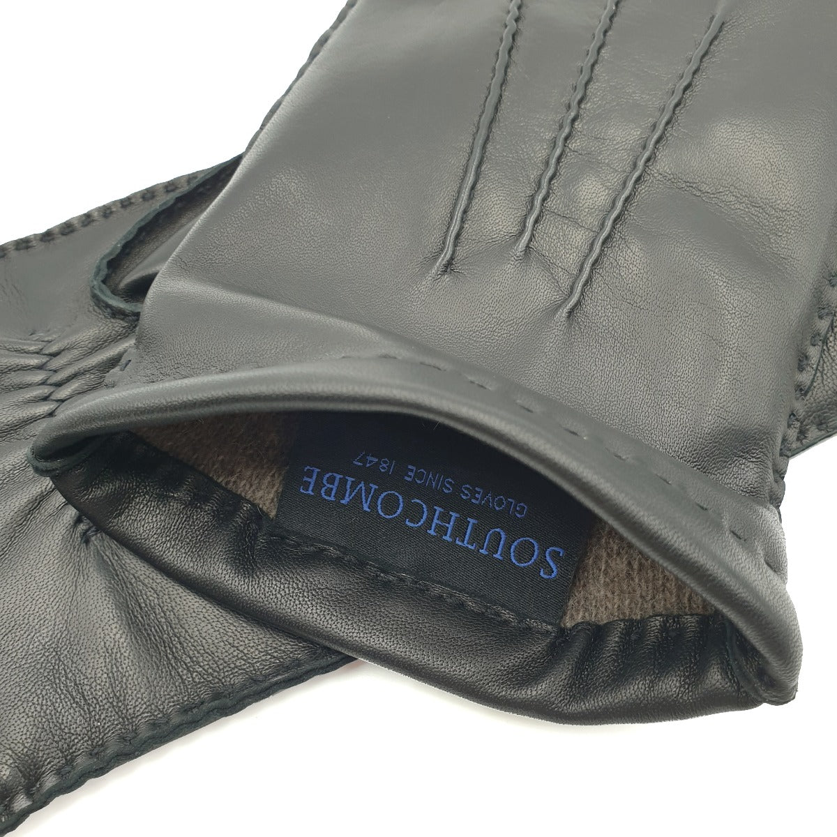 Trent - Men's Hand Sewn Cashmere Lined Leather Gloves