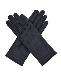 Jane - Simple Faux Suede Fabric Glove 