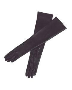 Kelly - Silk Lined Long Leather Gloves