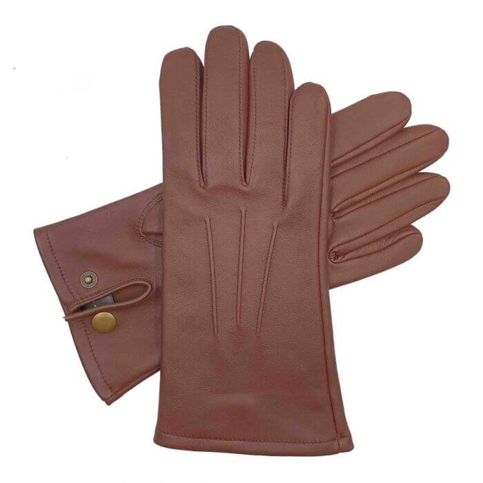 Southcombe Barrington - Unlined Leather Gloves - Brown