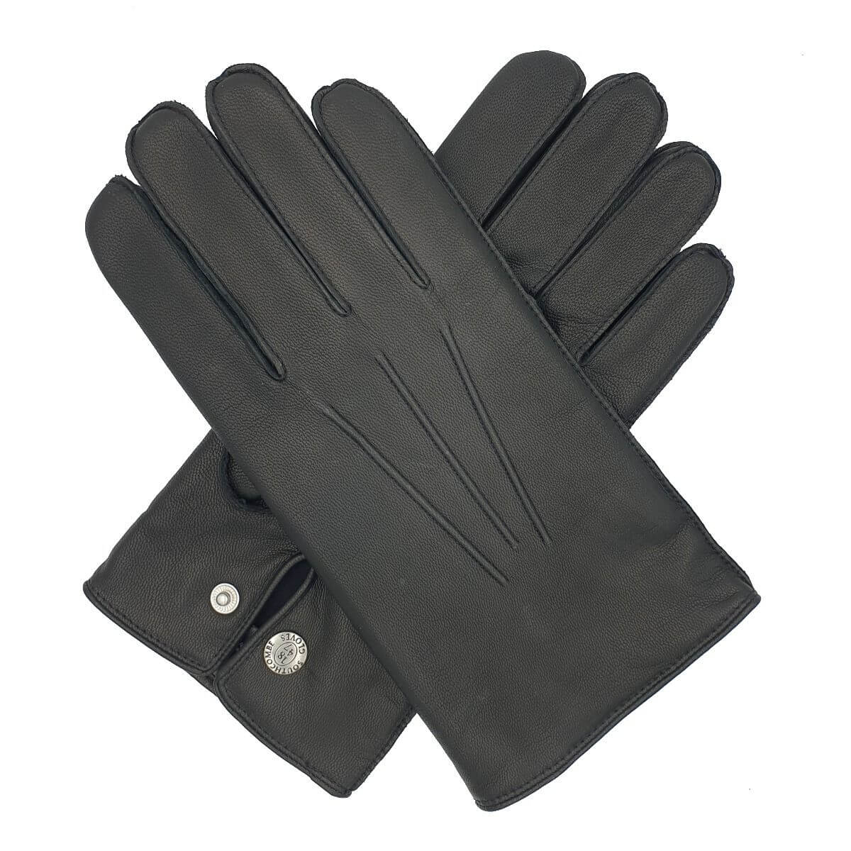 Southcombe Norton - Warm Lined Leather Gloves - Brown