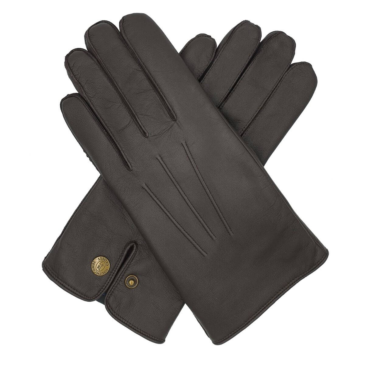 Southcombe Norton - Warm Lined Leather Gloves - Black