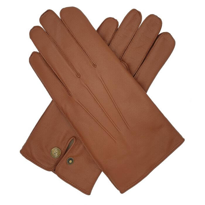 Southcombe Norton - Warm Lined Leather Gloves - Tan