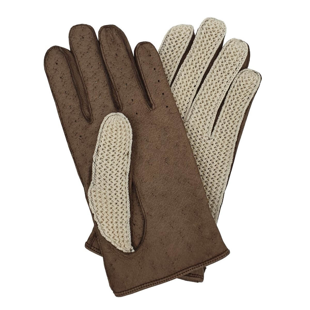 Southcombe Oborne - Crochet Back Pigskin Leather Palm Glove