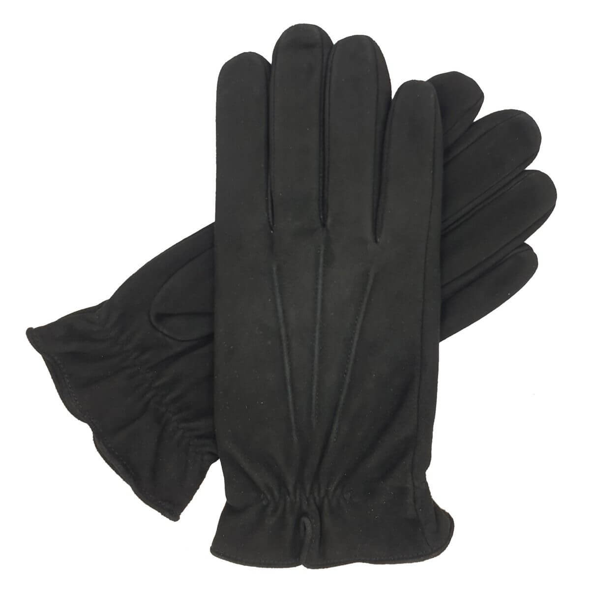Southcombe Sandford - Warm Lined Suede Gloves - Black