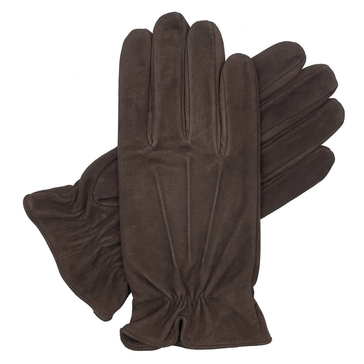 Southcombe Sandford - Warm Lined Suede Gloves - Brown