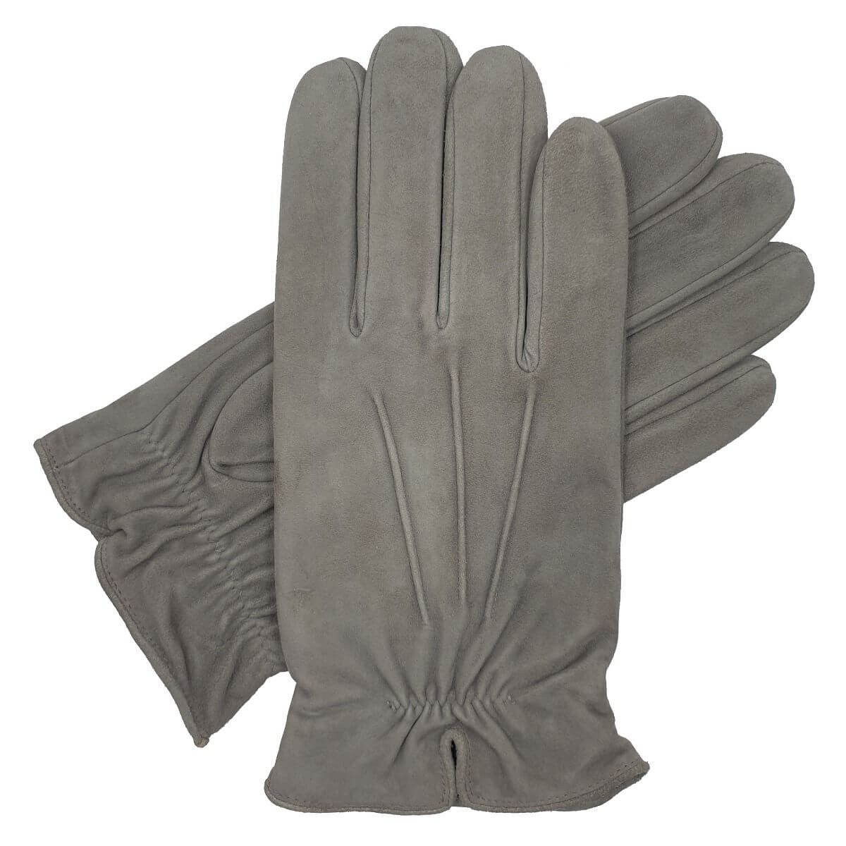 Southcombe Sandford - Warm Lined Suede Gloves - Grey